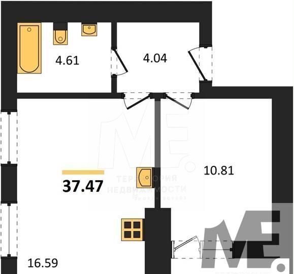 квартира г Калининград р-н Московский ул Коммунистическая 28б фото 6