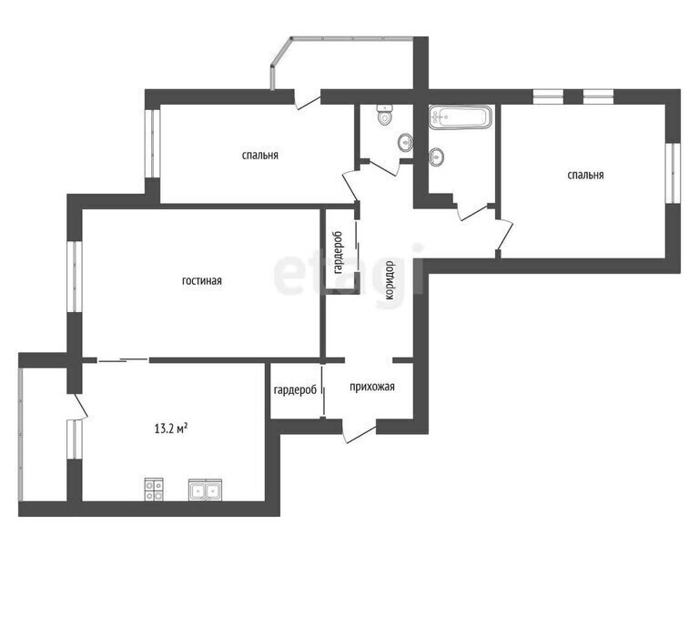 квартира г Тамбов ул Советская 190бк/1 фото 1