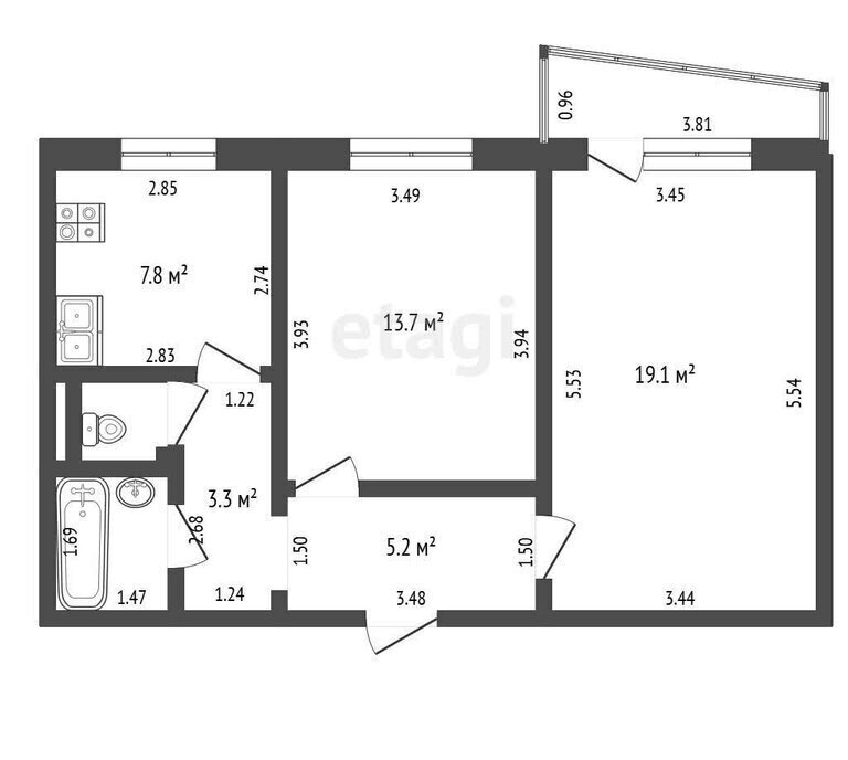 квартира г Тамбов ул Чичерина 34 фото 1