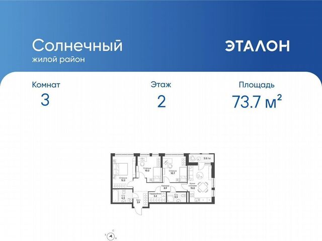 р-н Чкаловский б-р Золотистый 6/4 фото