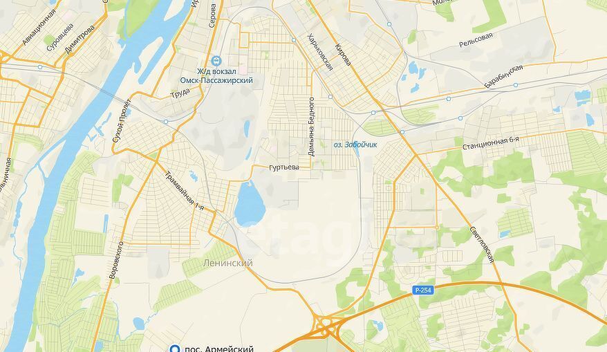 земля г Омск п Армейский р-н Ленинский Ленинский АО фото 1