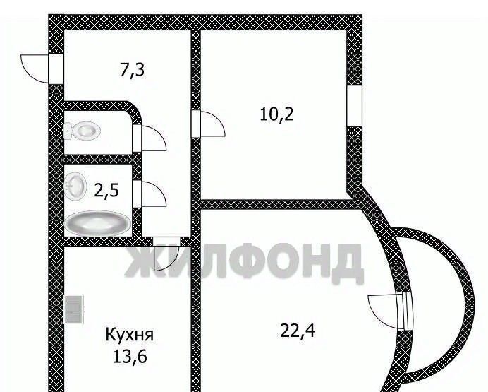 квартира г Барнаул р-н Индустриальный ул Малахова 87б фото 17