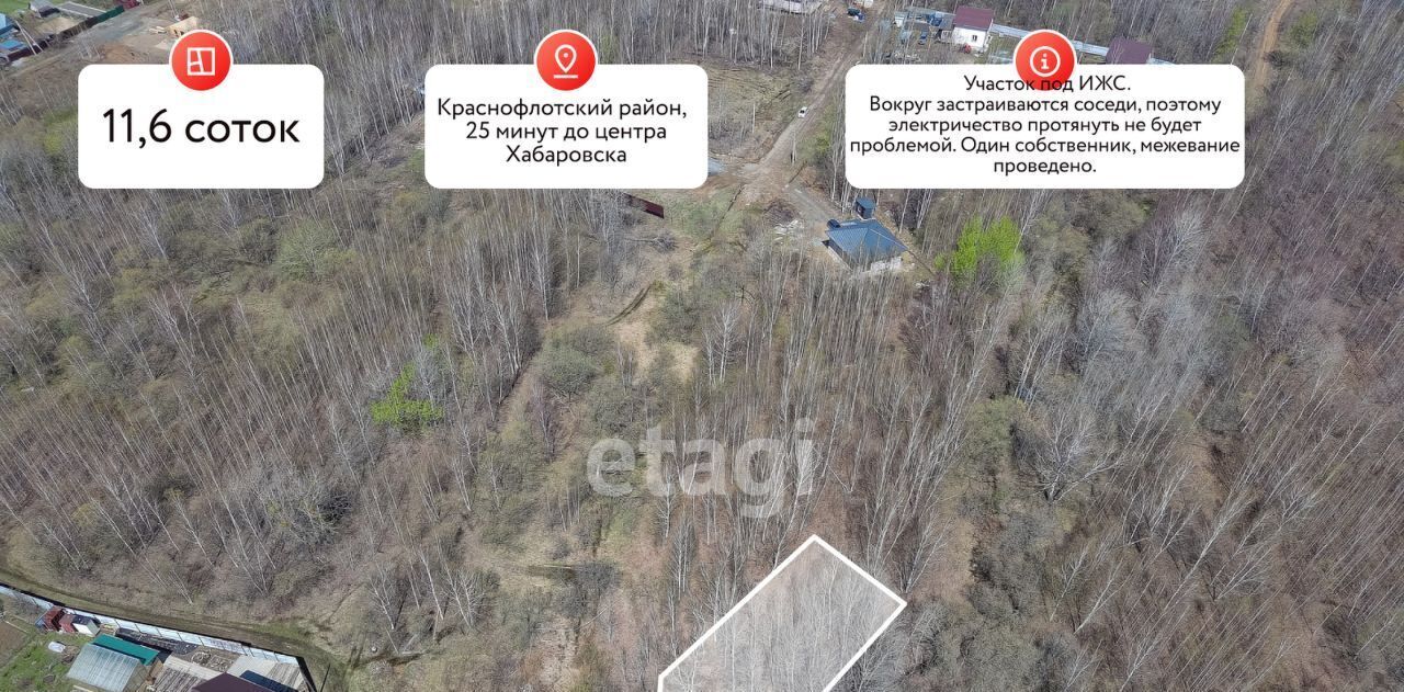 земля г Хабаровск р-н Краснофлотский ул Оркестровая фото 1