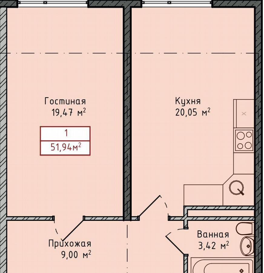 квартира г Махачкала р-н Кировский ул Даганова 135 фото 2