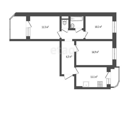 квартира ул 21-я Амурская 43 фото