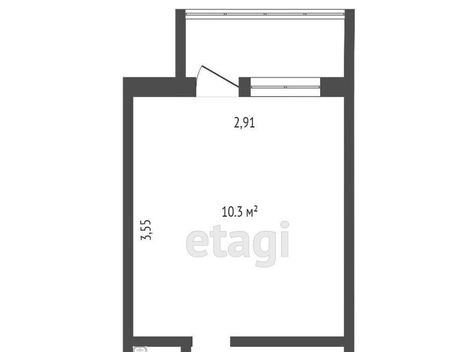 квартира г Бийск ул Михаила Митрофанова 2/2 фото 2