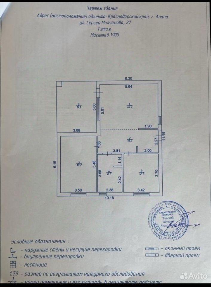 дом р-н Анапский г Анапа ул Сергея Молчанова фото 1