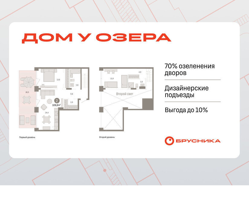 квартира г Тюмень ул Муравленко 9/2 фото 1