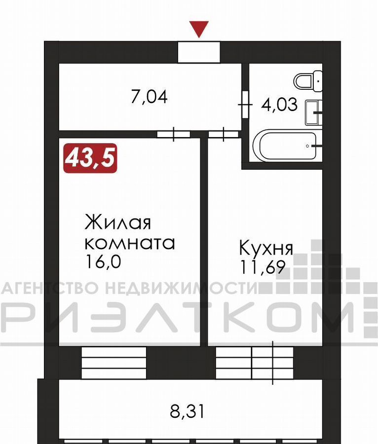квартира г Благовещенск ул Литейная 95 фото 16