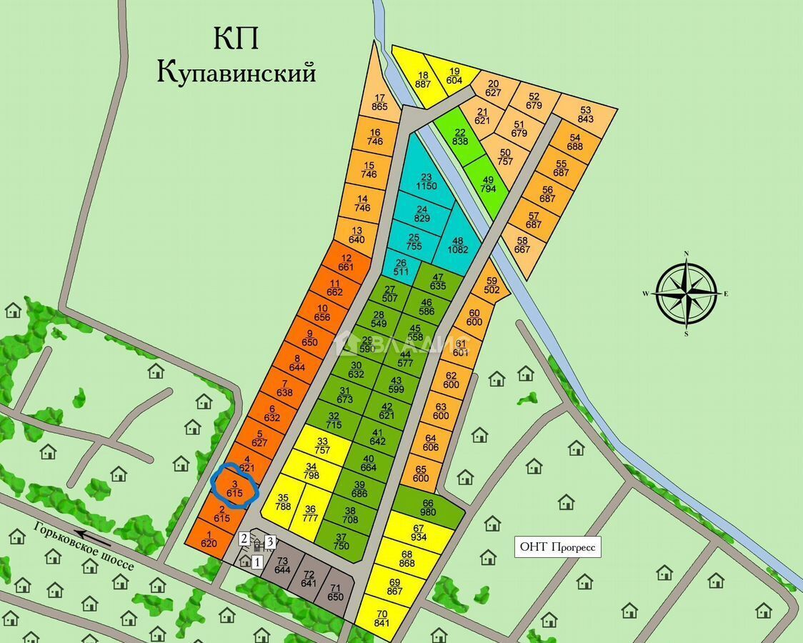 земля городской округ Богородский г Старая Купавна ул Советская 22 км, Горьковское шоссе фото 5