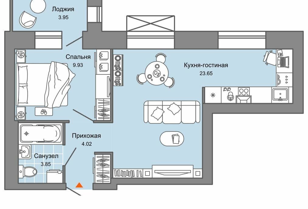 квартира г Пермь ул Дзержинского 35а фото 1