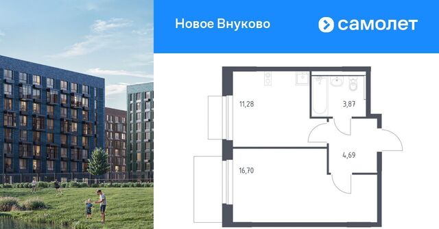 ЖК «Новое Внуково» Кокошкино, № 37 кв-л, к 30 фото