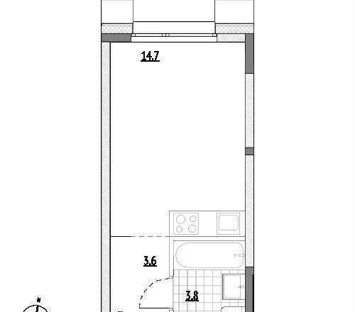 квартира г Зеленоград ул Александровка Зеленоград-Крюково, проезд 624 фото 1
