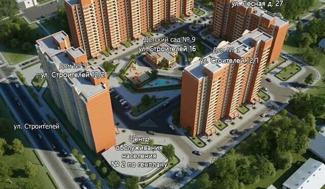 квартира г Краснознаменск ул Лесная 27 ЖК «Квартал Звездный» Крёкшино фото 2