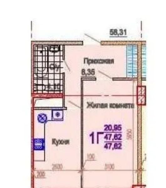 квартира г Краснодар р-н Прикубанский микрорайон 9-й километр ул Ярославская 113 фото 2