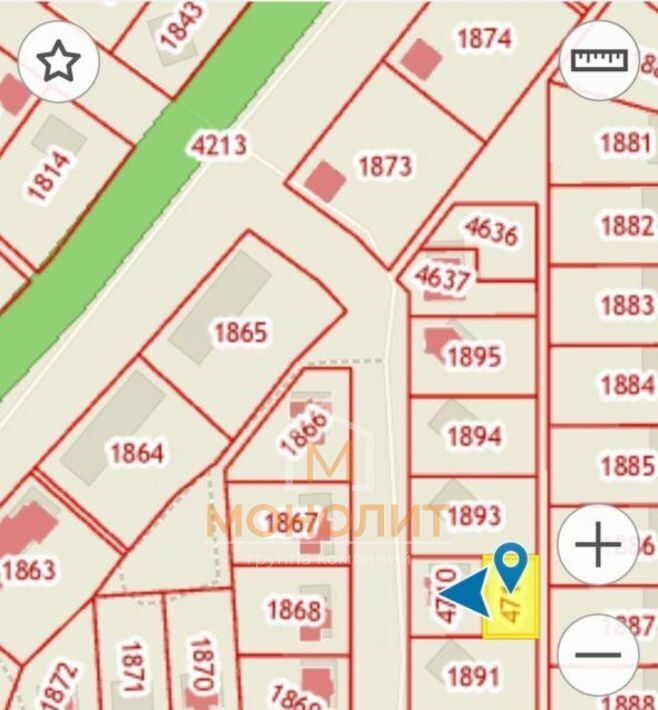земля г Горячий Ключ ст-ца Саратовская 4-й мкр, 13-й кв-л, 12 фото 1
