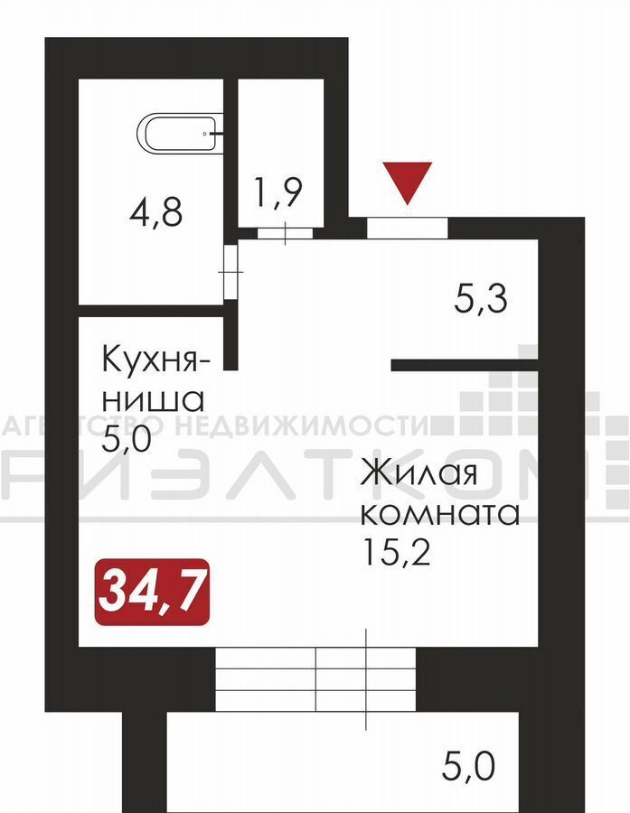 квартира г Благовещенск ул Кузнечная 169/3 ЖК «Литейная площадь» фото 2