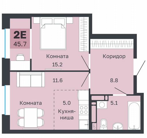 квартира р-н Дзержинский пр-кт Парковый 24 фото