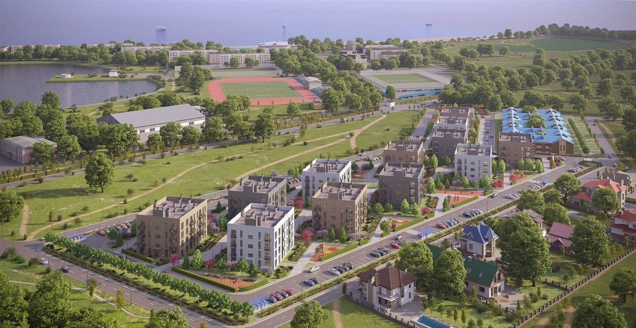 квартира г Евпатория пгт Заозерное ул Олимпийская ЖК «Кубики» з/у 2 фото 7
