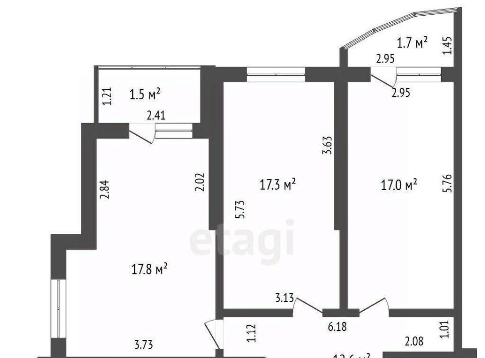 квартира г Набережные Челны р-н Автозаводский б-р Шишкинский 3 фото 2