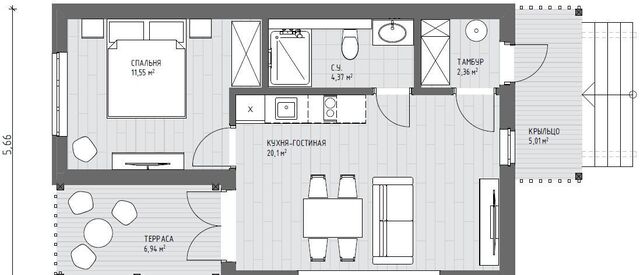 дом р-н Заводской ул. Муслима Г. Гайрбекова, 53 фото