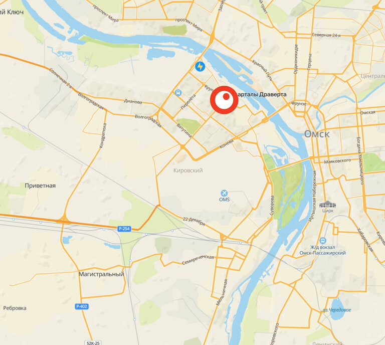квартира г Омск р-н Кировский Кировский АО фото 4
