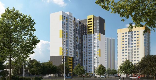 квартира р-н Железнодорожный Северо-Восточный ул Рокоссовского 3 Городской квартал «Лето» д. 47 фото