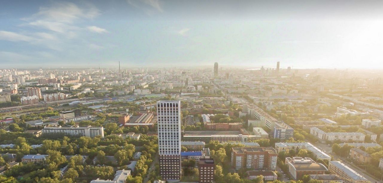 квартира г Екатеринбург р-н Кировский ВТУЗгородок пер Отдельный 5 ЖК Отдельный, 5 Площадь 1905 года, жилрайон фото 8