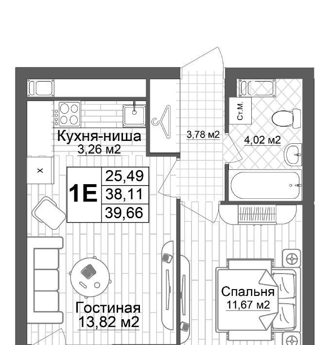 квартира г Нижний Новгород Кировская ЖК «Каскад на Автозаводе» фото 1