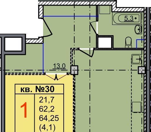 квартира г Нижний Новгород Горьковская ул Артельная 15к/1 фото 1