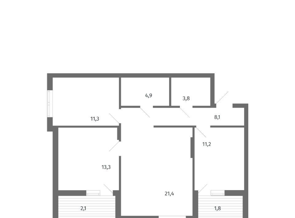 квартира р-н Гурьевский г Гурьевск ул Лазурная 18к/2 фото 3