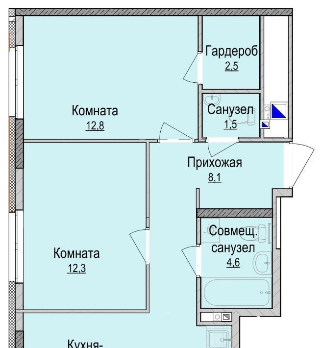 квартира г Ижевск р-н Устиновский Аэропорт ЖК «Хорошо» жилрайон фото 1