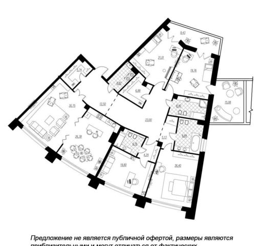 г Санкт-Петербург метро Крестовский Остров коса Петровская 1 корп. 1, д. 6 фото