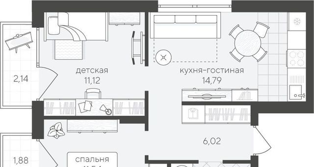 г Тюмень р-н Ленинский ЖК «Скандиа. Квартал у озера» Ново-Гилевский жилрайон фото