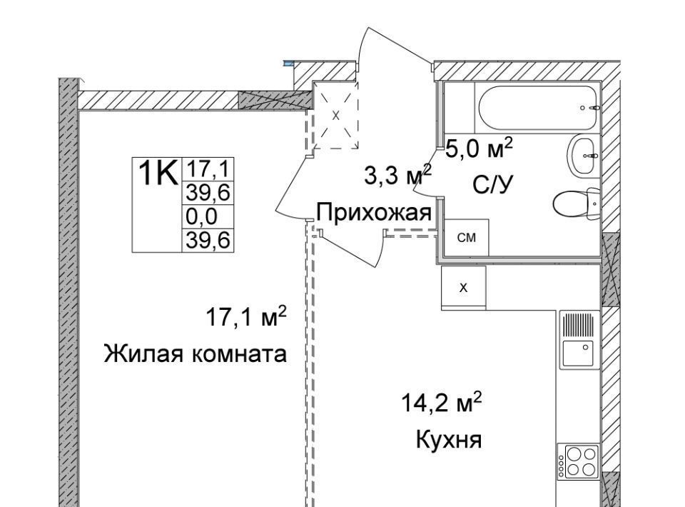 квартира г Нижний Новгород Горьковская ЖК Дельвиг фото 1