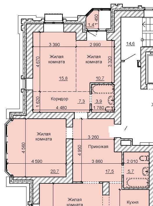 квартира г Барнаул р-н Центральный ул Аванесова 44 фото 1