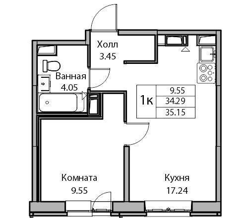 квартира г Санкт-Петербург р-н Приморский ул 3-я Конная Лахта 5 уч. 6 фото