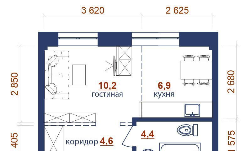 квартира г Иркутск р-н Правобережный ЖК «Художник» фото 1