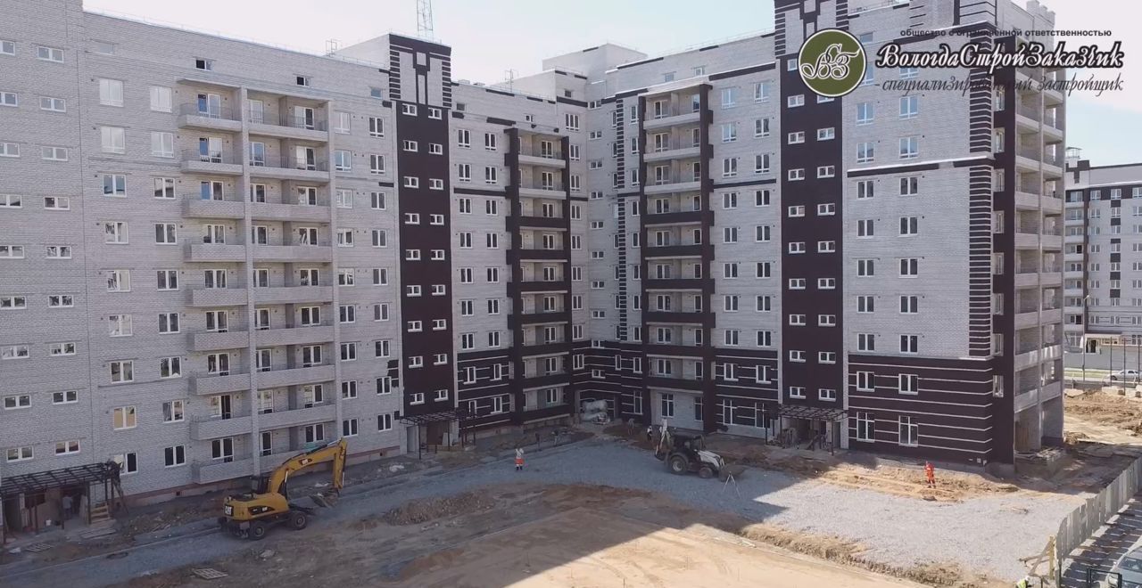 квартира г Вологда Южный ул Возрождения 51 блок-секция 3 фото 5