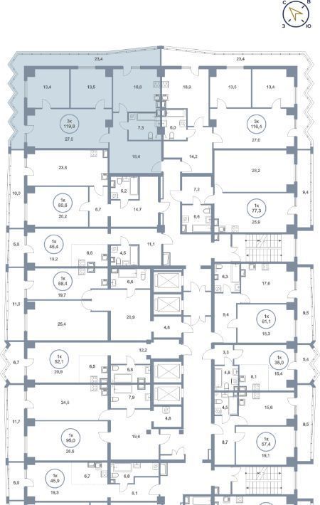 квартира г Сургут тракт Югорский 43 27А фото 3