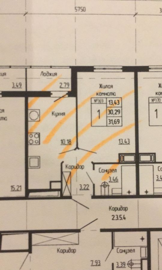 квартира г Санкт-Петербург п Шушары пр-кт Старорусский 13к/1 метро Купчино р-н Пушкинский фото 1