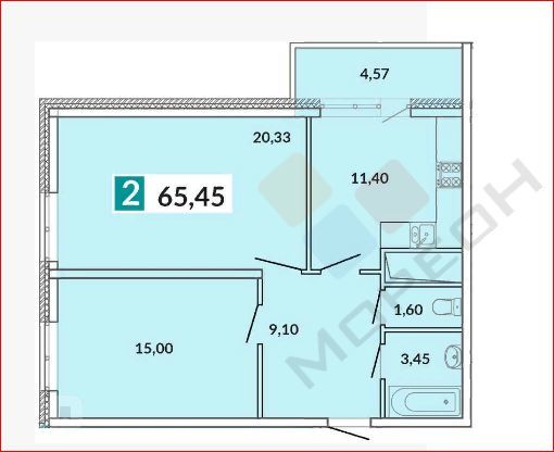 квартира г Краснодар ул им. Снесарева 10/1 2 фото 21