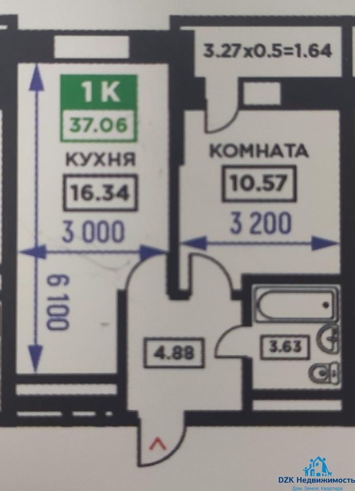 квартира г Краснодар ул им. Снесарева 17/1к 2 фото 13