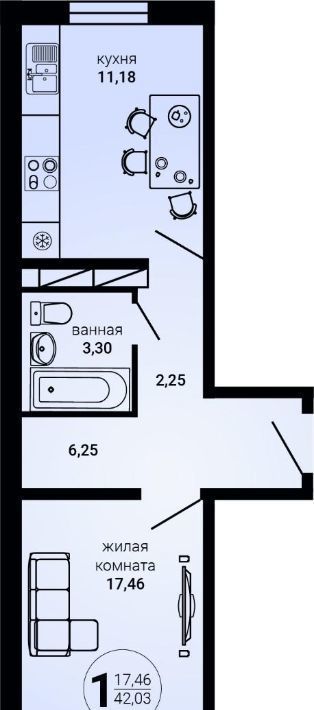 квартира г Ульяновск р-н Железнодорожный ул Варейкиса 36к/6 фото 1