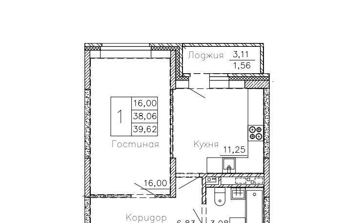 квартира р-н Семилукский г Семилуки ул Чайковского 7/1 фото 1