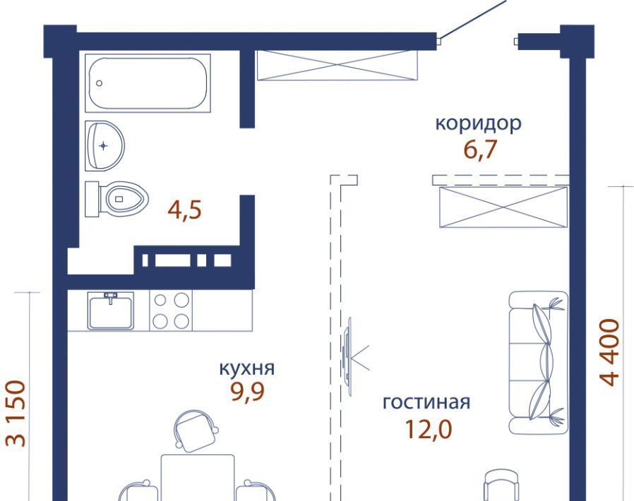 квартира г Иркутск мкр Юбилейный р-н Свердловский фото 1