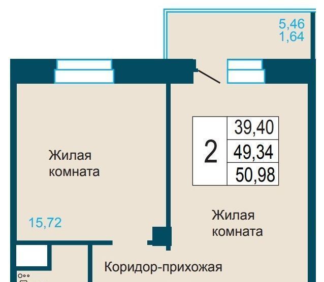 квартира г Красноярск р-н Советский Северный ЖК «Светлогорский» фото 1