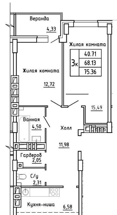 квартира г Ростов-на-Дону р-н Железнодорожный ул Магнитогорская 2 фото 1