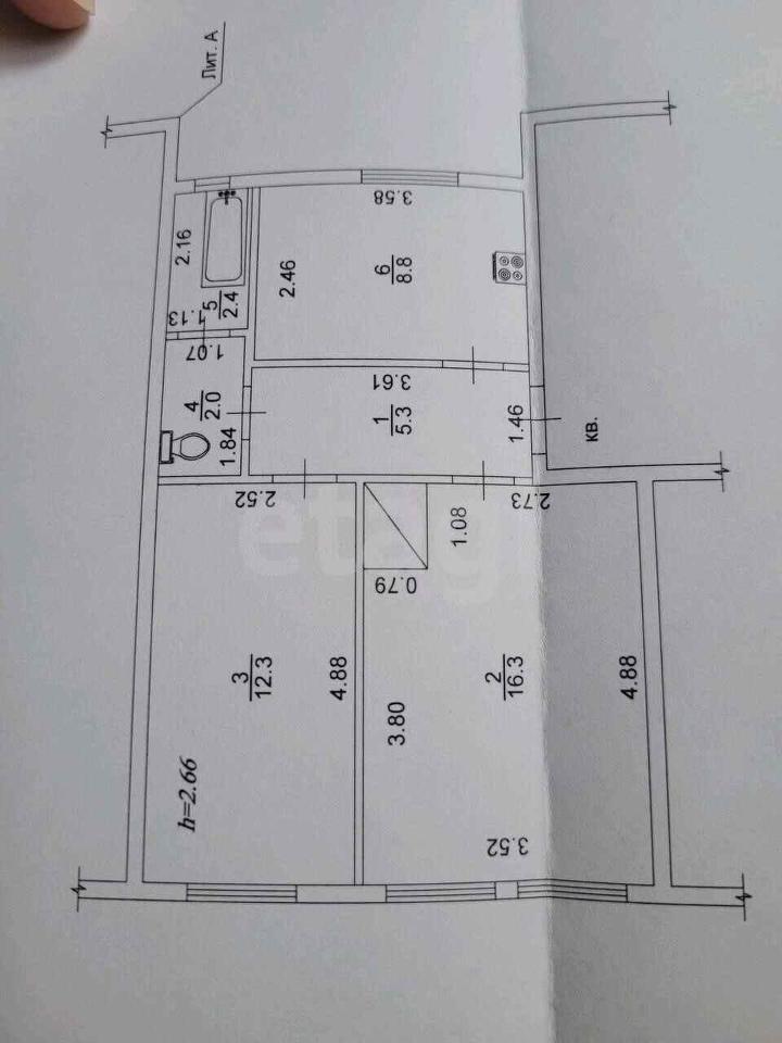 квартира г Якутск ул Кальвица 28/1 фото 11