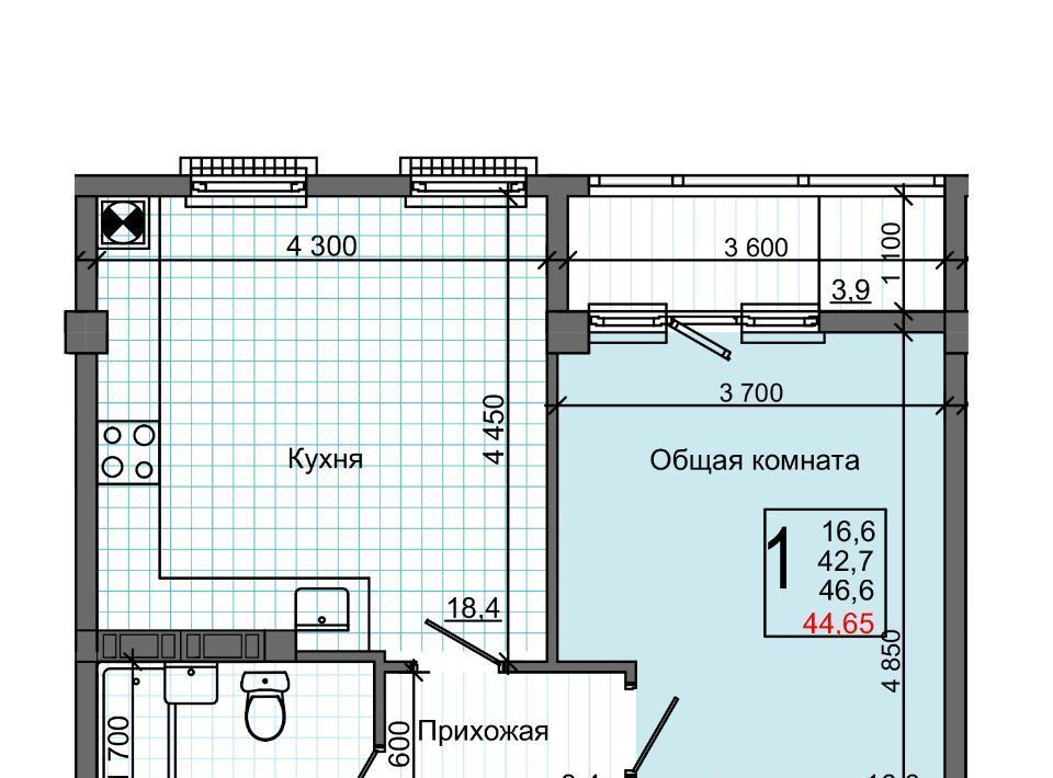 квартира р-н Симферопольский с Мирное ул Живописная 22 фото 1